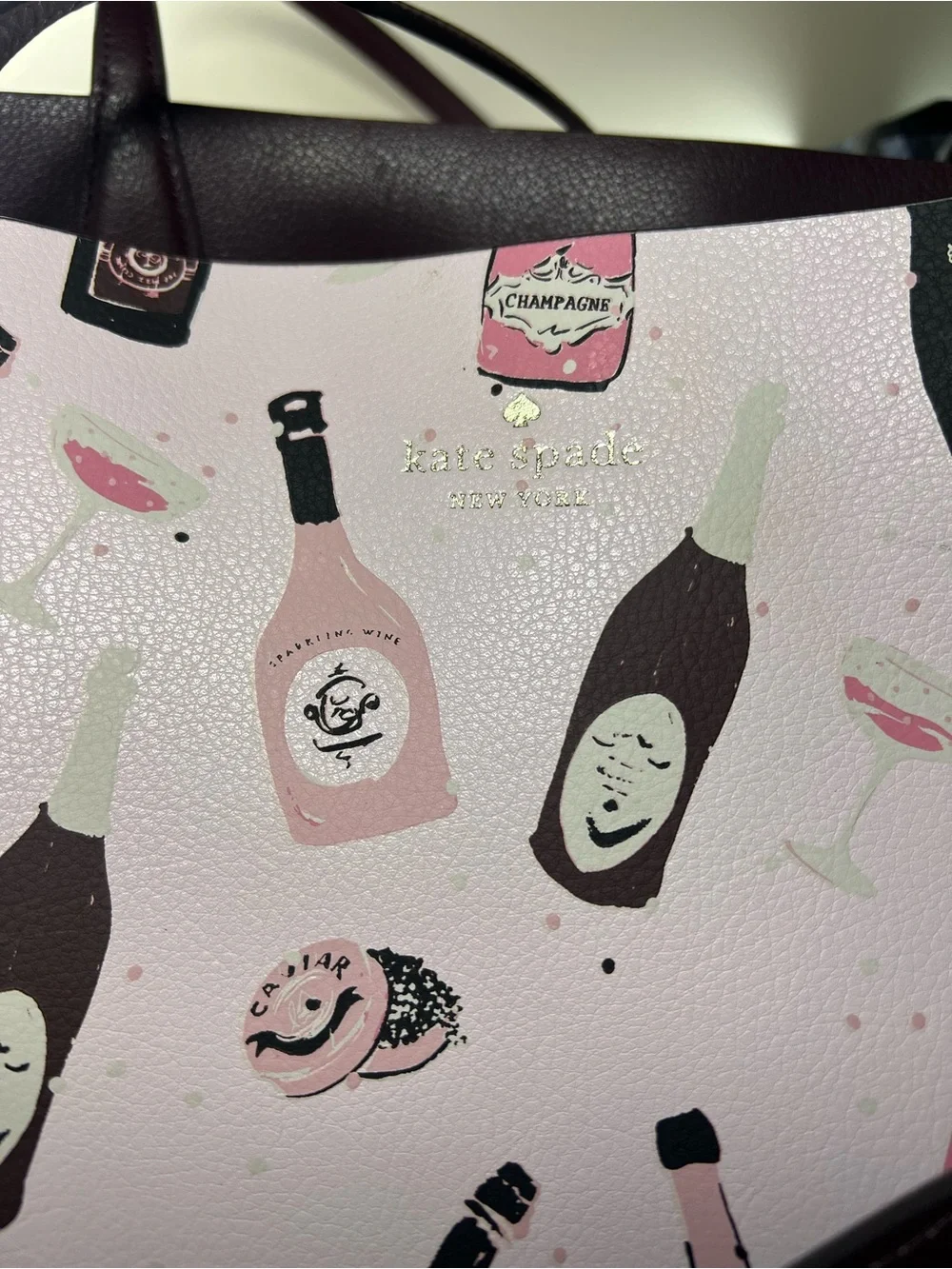 Kate Spade New York Arch Champagne Large Reversible Tote